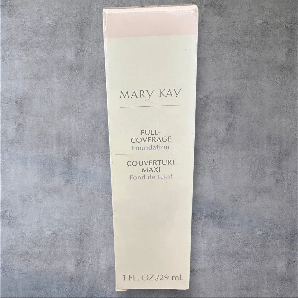 HTF Mary Kay Full-Coverage Foundation 1oz Beige 300 367100 New Gray Cap